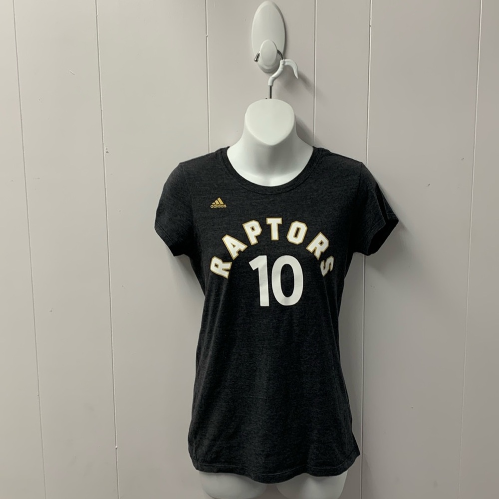 Adidas Black Raptors Short Sleeve Tee